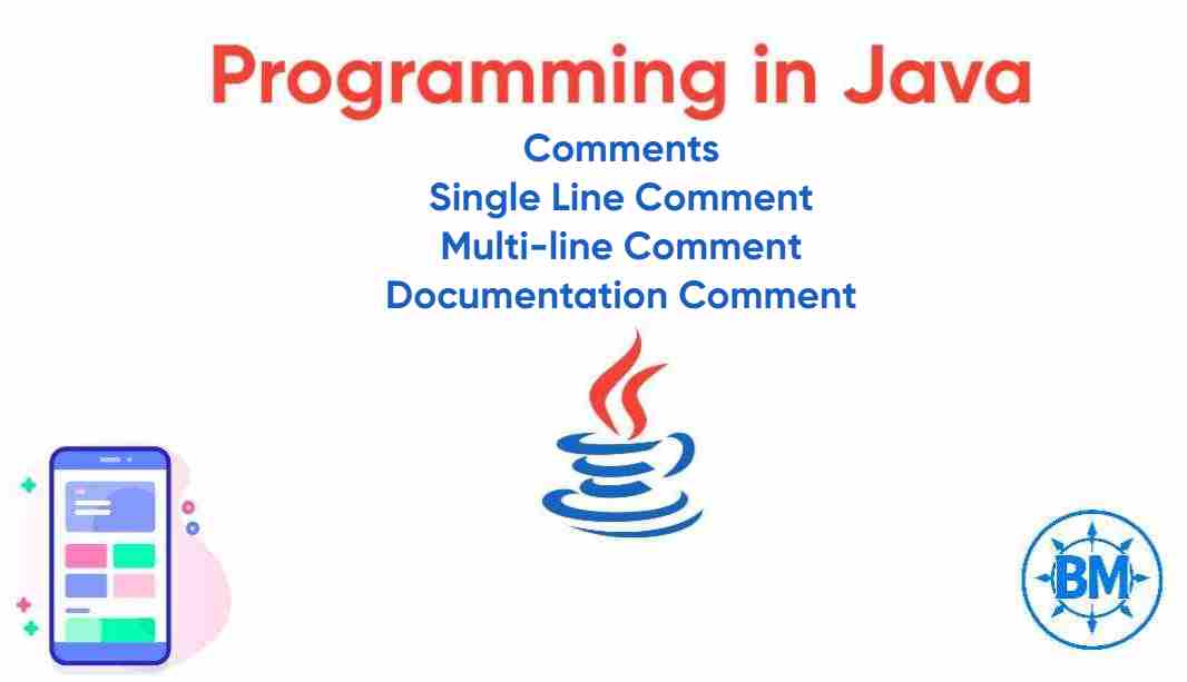 Comments in Java.